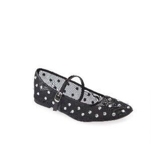 Open Edit Desi Mary Jane Ballet Flats